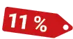 Hier können Sie richtig sparen hier können Sie 11 % Sparen