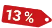 Hier können Sie richtig sparen hier können Sie 13 % Sparen