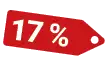 Hier können Sie richtig sparen hier können Sie 17 % Sparen