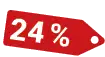 Hier können Sie richtig sparen hier können Sie 24 % Sparen