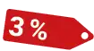 Hier können Sie richtig sparen hier können Sie 3 % Sparen