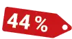 Hier können Sie richtig sparen hier können Sie 44 % Sparen