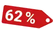Hier können Sie richtig sparen hier können Sie 62 % Sparen