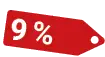 Hier können Sie richtig sparen hier können Sie 9 % Sparen