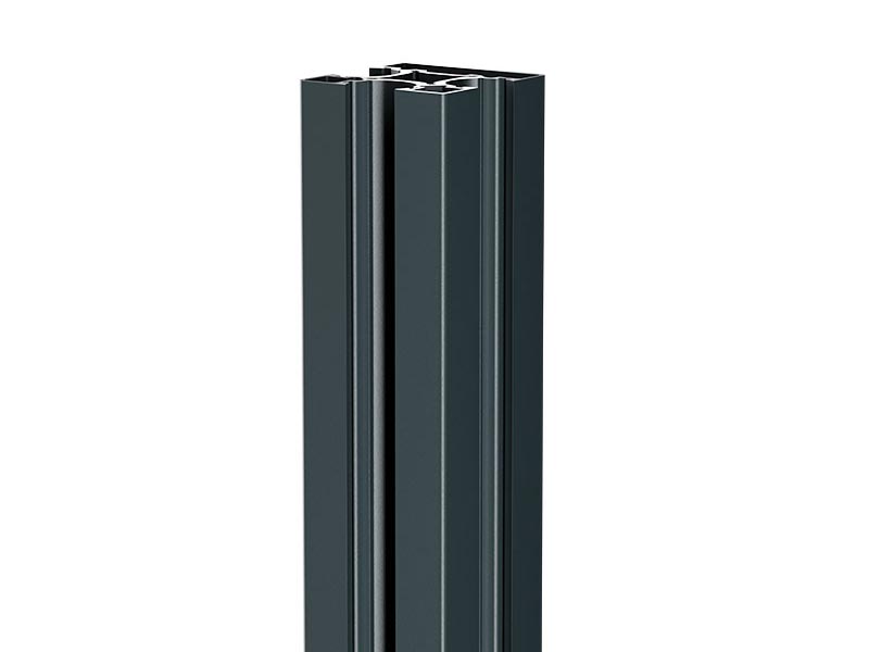 Alu-Steckzaunpfosten 90x90 mm ohne Zubehör | VIDUAL