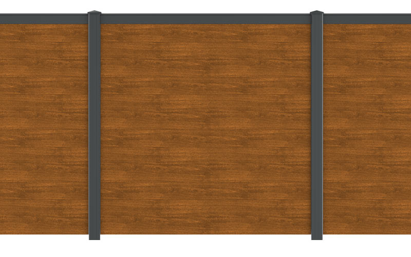 VIDUAL snap 140 Zaunpakete mit 90/90 Pfosten