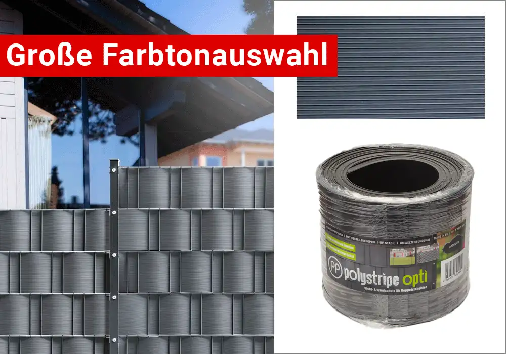 Sicht- und Windschutz Streifen |PP|  poly stripe opti