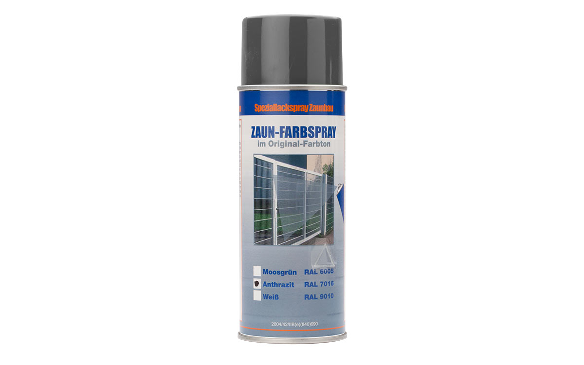 Farbspray zur Zaunausbesserung