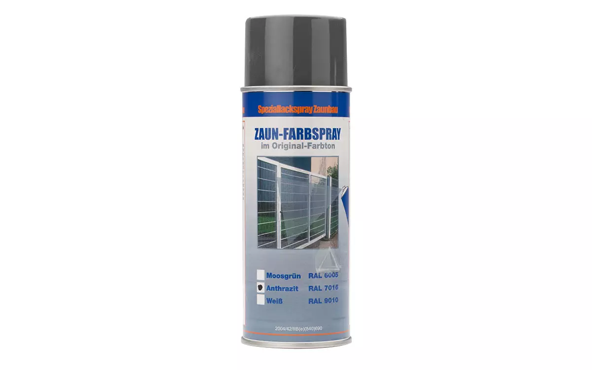 Farbspray zur Zaunausbesserung