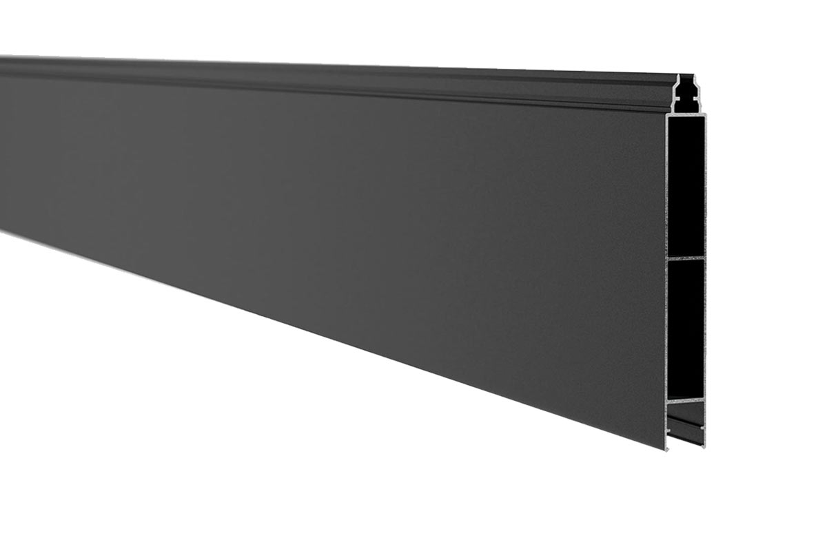 Aluminium Paneel in Anthrazit