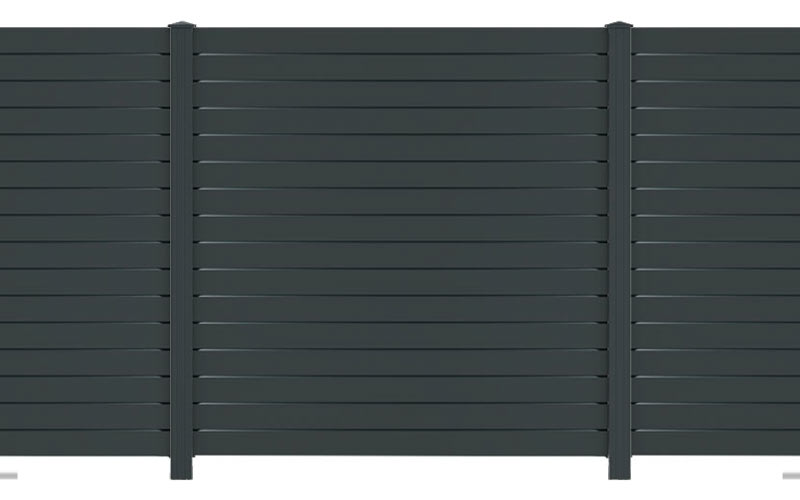 VIDUAL pure 100 Zaunpakete mit 90/90 Pfosten