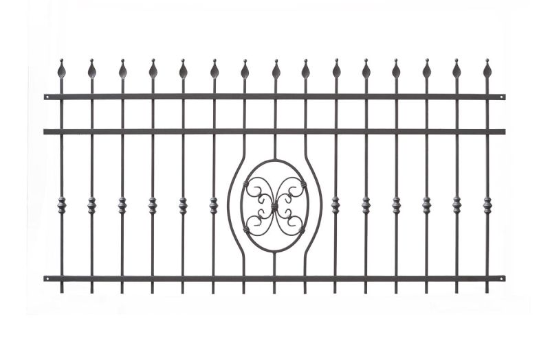 Schmiedezaun ROSTOCK Bild 1