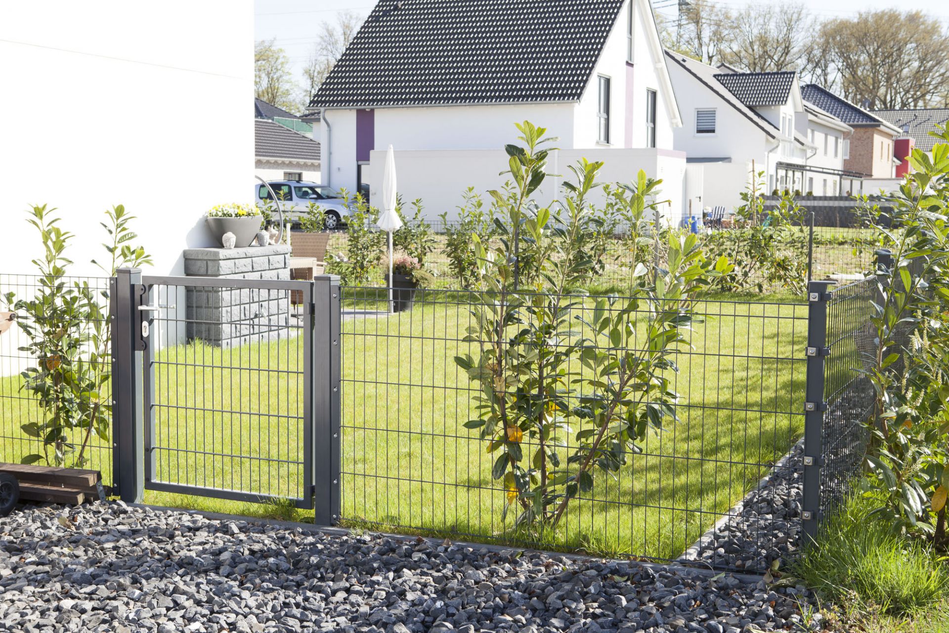 Gartentore 1 flügelig MetallGartentore A1 ZAUNDISCOUNT